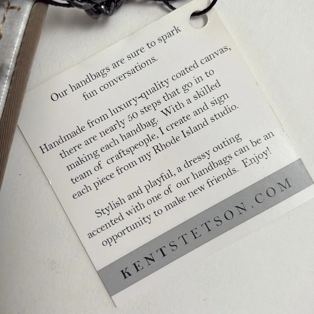 NWT & dust-bag KENT STETSON Oyster clutch/purse - Picture 7 of 13